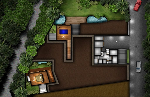 Lower garden floorplan